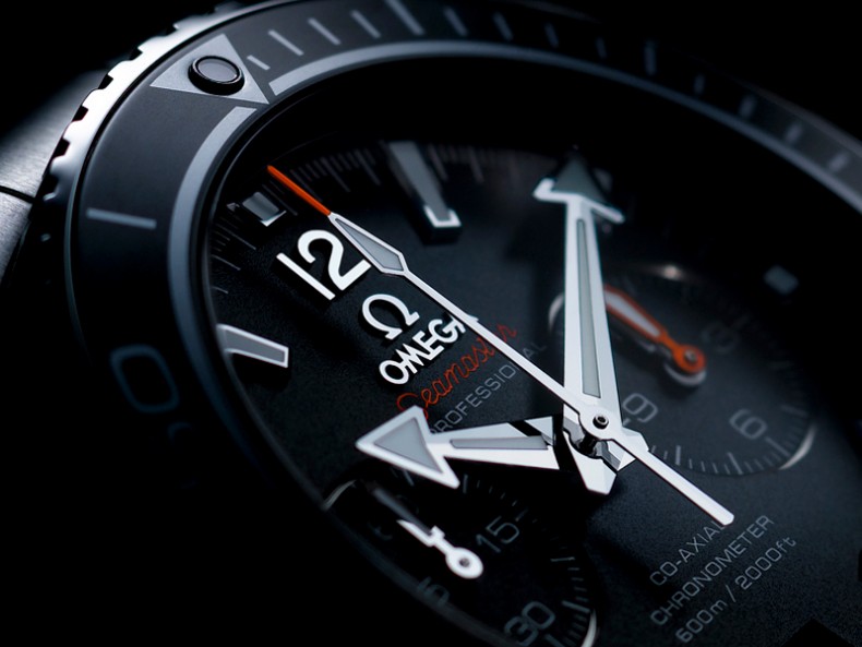 To photograph the Omega Seamaster Professional close up for a Christmas brochure for a UK High Street Retailer.