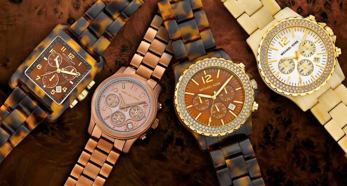 Watch photography for brochure featuring Kors latest watches