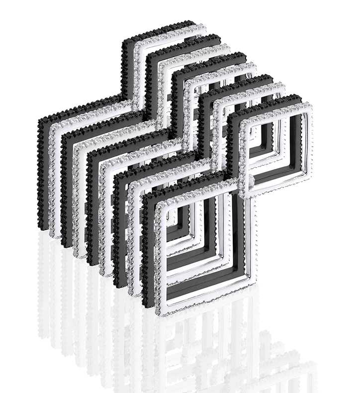 One of a series of new original jewellery designs called the Double Eternity Ring