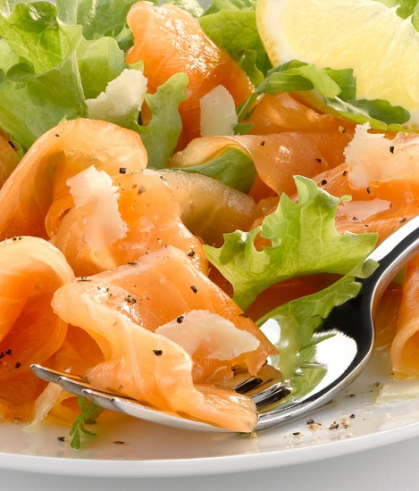 Food Packaging of Smoked Salmon