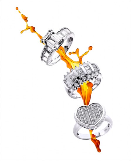 A splash of jewellery!